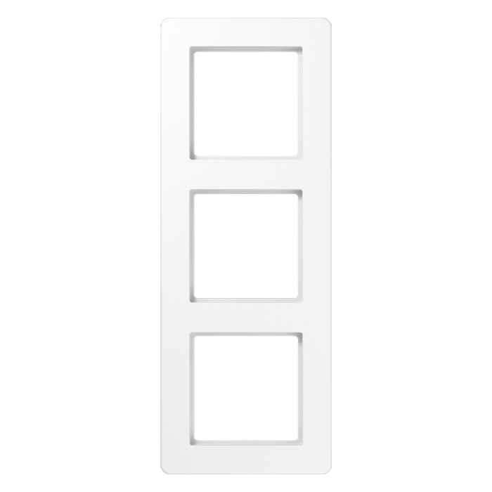 Рамка 3 поста Jung AFLOW, белый блестящий, AF583BFWW