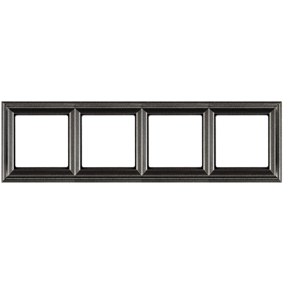 Рамка 4 поста Jung ECOPROFI DECO, алюминий, EPD484AL