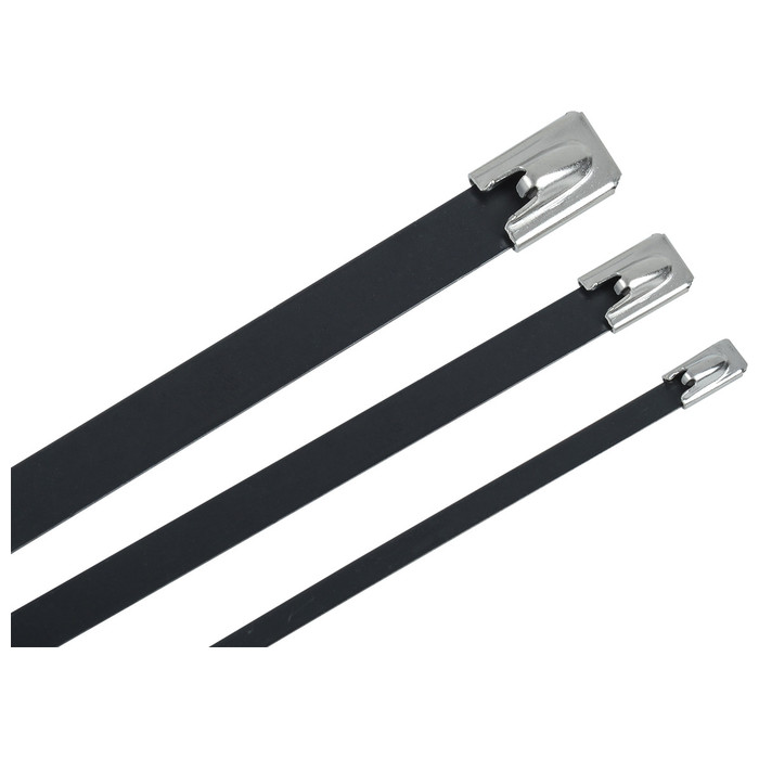 Хомут стальной ХСт 4,6х600мм с пол. покр. (100шт//упак) IEK