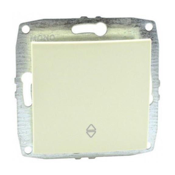Выключатель Mono Electric Despina/ Larissa механизм одноклавишный перекресный крем 500-001725-112