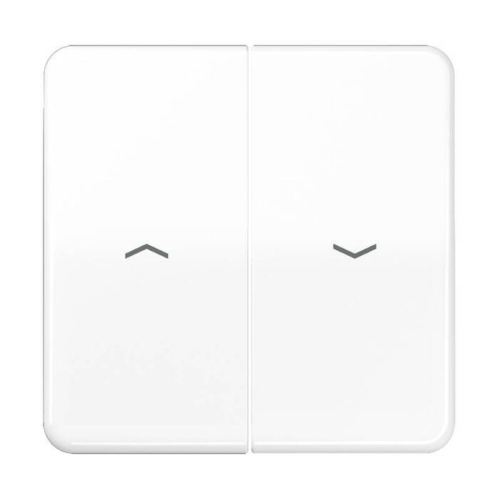 Клавиша для жалюзийного выключателя Jung CD 500, белый, CD595PBFWW