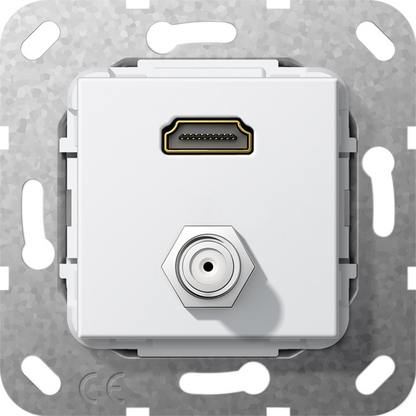 Gira Разъем HDMI, гнездо SAT F