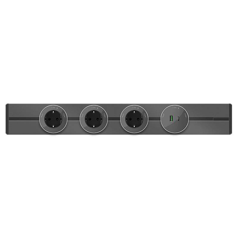 Systeme Electric MultiTrack Графит Шина открытой установки трековой системы 60 см